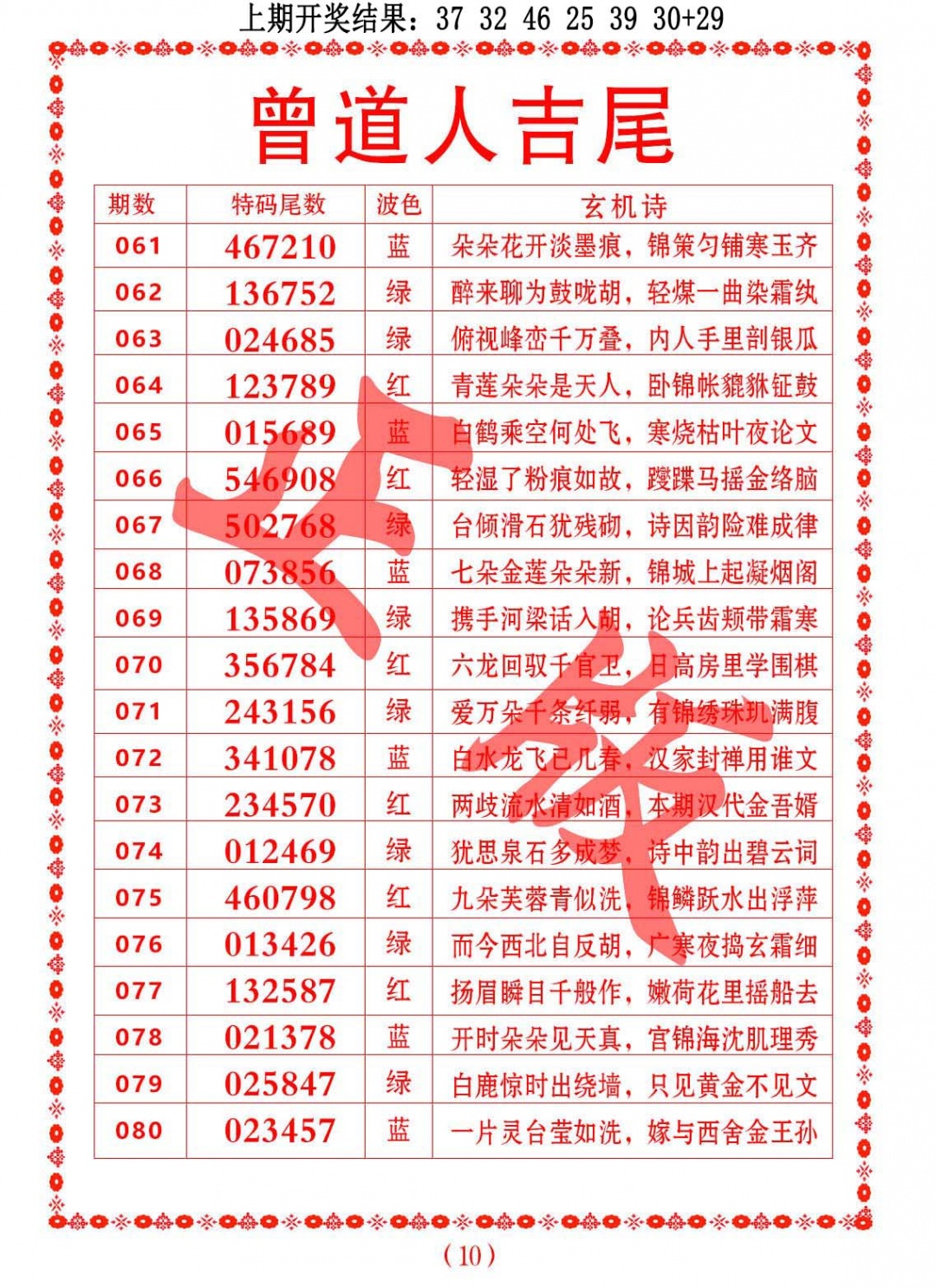 078期曾道人吉尾[图]